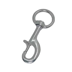 Mosquetón Giratorio de Acero Inoxidable 316 con Ojo Redondo, 82x22mm, Hebilla de Resorte, Herraje para Yates y Embarcaciones - Product Image 3