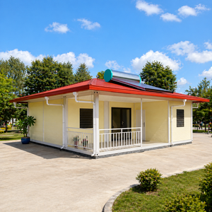Maison modulaire conteneurisée à toit à quatre pignons détachable, maisons de vacances, taille personnalisée, <span class=keywords><strong>logement</strong></span> abordable avec chambre et salle de bain - Product Image 1