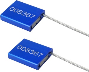 Sellos de camión contenedor de longitud ajustable Sellos de <span class=keywords><strong>cable</strong></span> de alambre de aleación de aluminio - Product Image 3