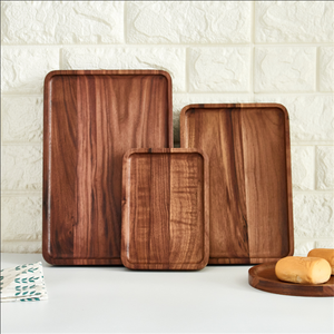 Holesale-plato de café personalizado, bandeja de servicio de madera para comida, assoio Nack <span class=keywords><strong>Frutta</strong></span> - Product Image 1