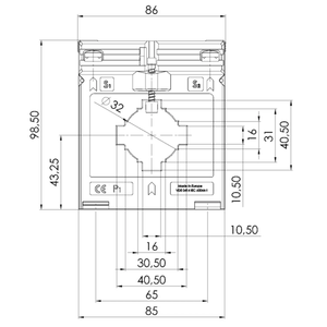 KSK 541.4 – Trasformatore di Corrente a Segnale Ridotto - Product Image 2