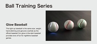 Balle de baseball LED, nouveaux produits haut de gamme, balle de baseball lumineuse et cool pour l'entraînement, balle de baseball qui brille dans le noir
