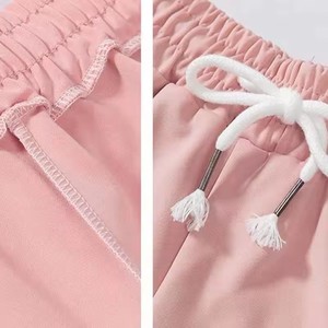 กางเกงกีฬาขาสั้นสำหรับเด็กผู้หญิงกางเกงขาสั้นขนาดใหญ่มีกระเป๋าทรงหลวมบาง I-0246สำหรับฤดูร้อน - Product Image 6