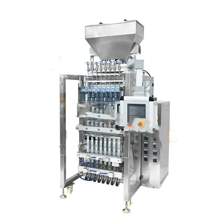 Multi line sachet packing machine for packing of Silica Gel Desiccant sugar with high capacity