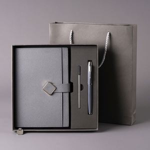 Set de Regalo de Cuaderno y Bolígrafos de Cuero PU Promocional al por Mayor, con Logotipo Personalizado, Impresión en Relieve, Regalo Moderno y Lujoso - Product Image 3