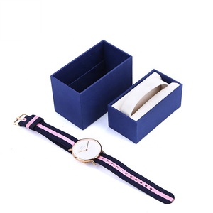 Custom Logo Printed Cardboard Paper Luxury Display Wrist Watch Gift Box With Foam Inserts