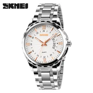 Skmei 9069 Oem Groothandel Mannen Pols Quartz Horloge Waterdicht Gouden Heren Horloge Classic Rvs Fashion Horloges