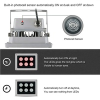 Iluminador IR de Ángulo Amplio con Láser de 850nm, IP65 Impermeable, Luz Infrarroja LED para Cámaras de Seguridad CCTV, Visión Nocturna Moderna para Exteriores de 150M
