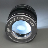 Loupe numérique 10x avec écran LED et lentille en verre UV pour bijoutier, réparation de pièces de monnaie, de timbres et de montres