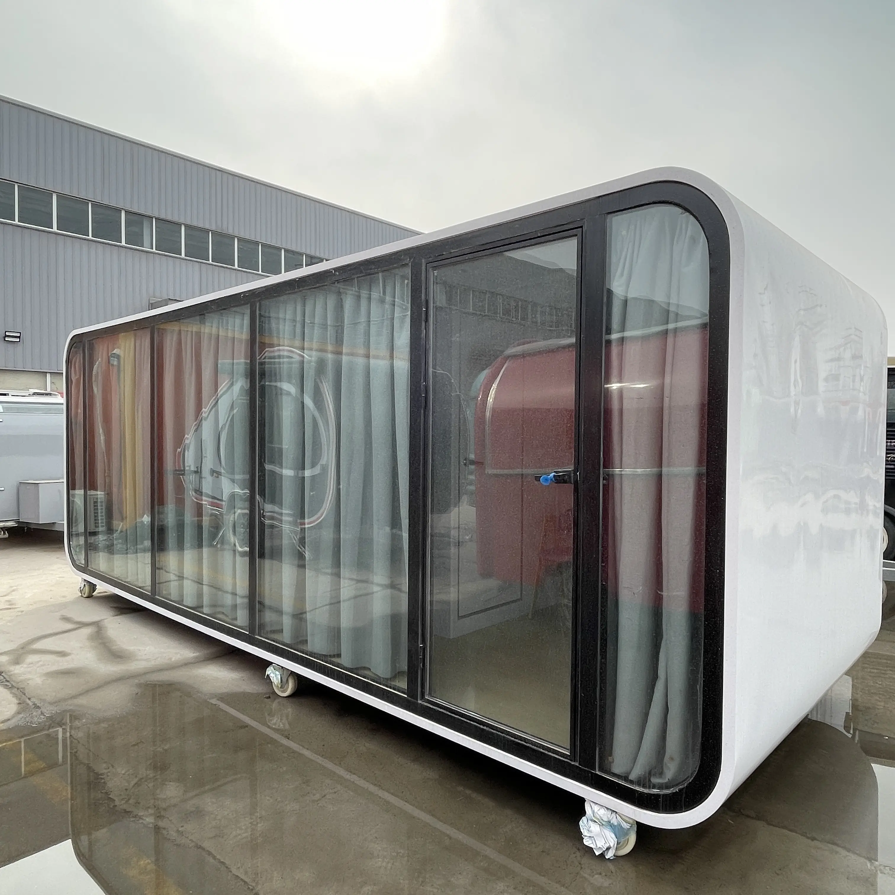 20 40ft Low Cost Luxus 1 Schlafzimmer Fertighaus Container haus mit Badezimmer Mobile Modern Pre fabrica ted Container Home zum Verkauf