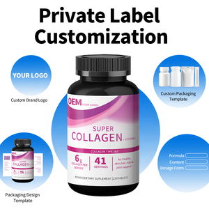 Comprimés de collagène, vitamine C et biotine en gros – Faible MOQ – Fabricant de compléments sous marque privée – Lancement rapide – Personnalisation flexible - Product Image 2