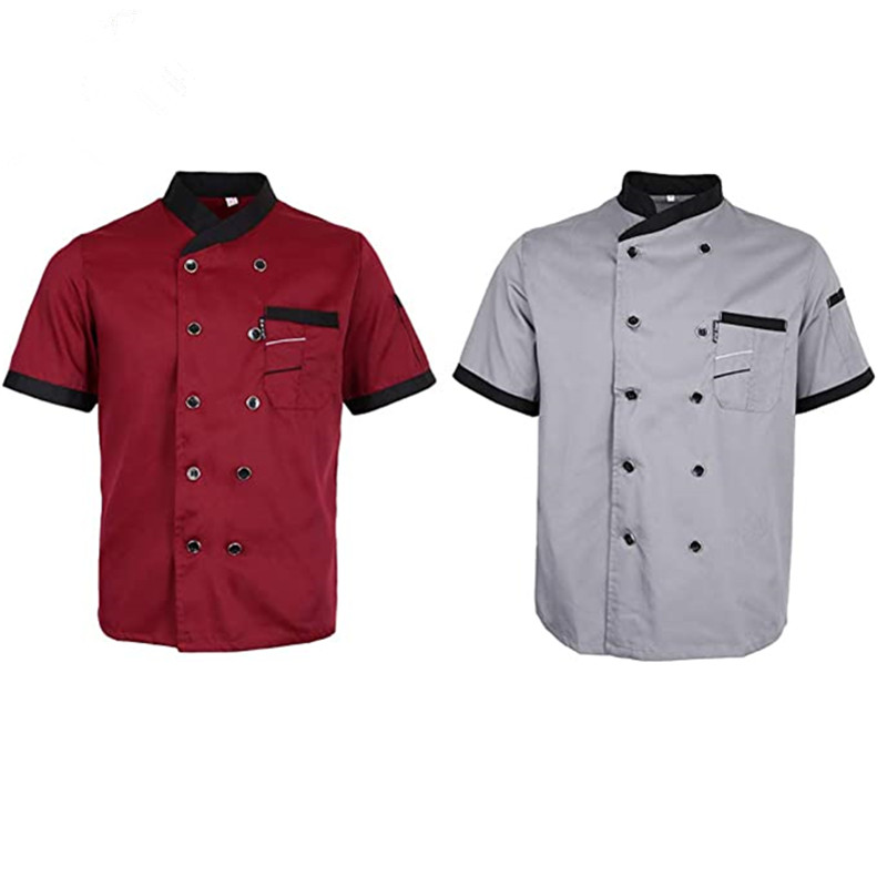 Wholesale Unisex Sleeve Chef Jacket with Chef Uniform for Restaurant