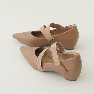 <span class=keywords><strong>Zapatos</strong></span> Planos Mary Jane de Estilo Extremadamente Simple para Verano y Otoño, Parte Superior de PU Suave, Sin Cordones, <span class=keywords><strong>Zapatos</strong></span> Casuales de <span class=keywords><strong>Mujer</strong></span> para Ir al Trabajo - Product Image 4