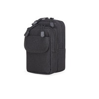 TONMO Nueva Bolsa Táctica de Cintura con Cremallera, Bolsa Molle de Oxford para Herramientas y Gadgets, 13x7x18cm, Equipo de Defensa Personal