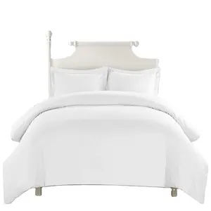 Nantong Fabrik liefern direkt einfache Bett bezug aus massiver Polyester-Baumwolle Hotel Bettwäsche schlechtes Blatt Baumwolle Bettwäsche-Set