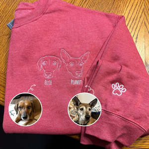 Personalizado bordado forrado ecológico transpirable Formal mujer Rhodesian Ridgeback Sudadera con capucha invierno otoño tela tejida - Product Image 5