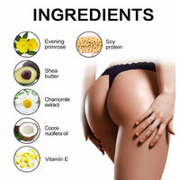 Marque privée, naturelle, à base de plantes, biologique, crème d'agrandissement des fesses, crème d'amélioration des hanches et des fesses, huile essentielle pour le lifting des fesses