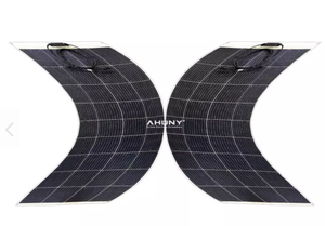 Panneaux solaires semi-flexibles HCF HJT 150W, générateurs solaires photovoltaïques portables, <span class=keywords><strong>camping</strong></span>-<span class=keywords><strong>car</strong></span>, fourgonnettes, clôture, espaces extérieurs piétonnables, module pliable - Product Image 4