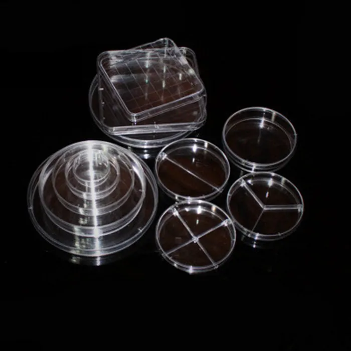 Wholesale EO Sterile 90mm 150mm 15cm Lab Disposable Bacteria Tissue Culture Plate Plastic Petri Dish With Lid