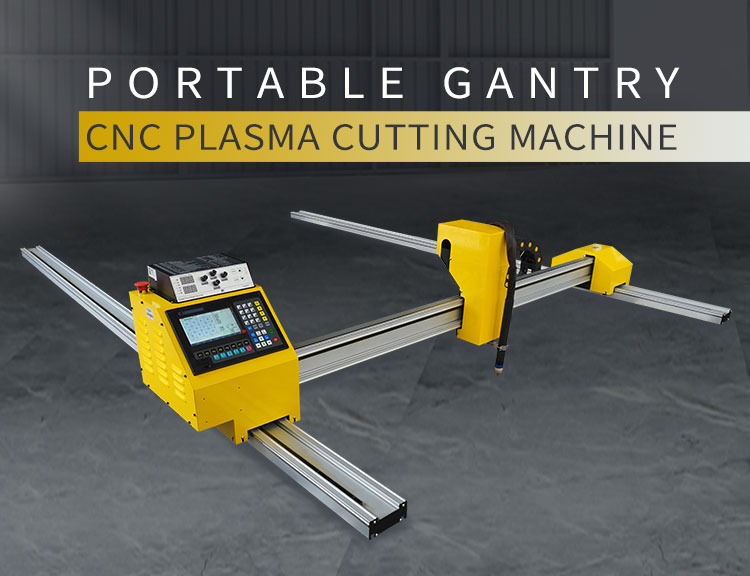 CE Certification 1560 Gantry Type Mobile CNC Plasma Cutter For Metal Plate