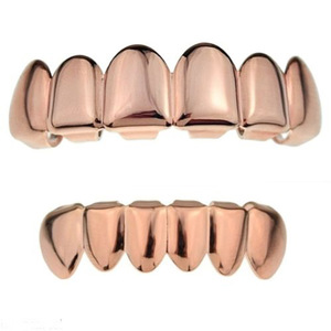 Europe and the United States Popular HIPHOP <strong>Gold</strong> Braces Teeth Grillz Real <strong>Gold</strong> Plating Teeth Teeth Ornaments Manufacturer - Product Image 5