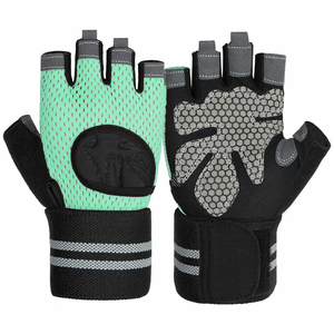 <span class=keywords><strong>Guantes</strong></span> de Entrenamiento de <span class=keywords><strong>Calistenia</strong></span> y Levantamiento de Pesas Económicos con Soporte para Muñeca, Logotipo Personalizado para Deportes al Aire Libre y Entrenamientos - Product Image 5
