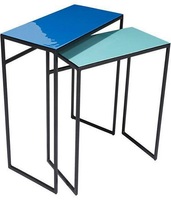 Tables basses rectangulaires de luxe en fer forgé martelé, style classique, pour salon et hall d'entrée – Meubles de maison très tendance