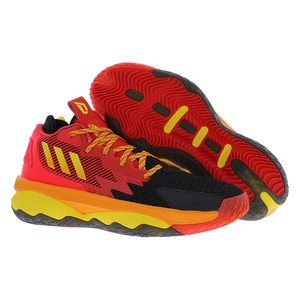 Adidas Dame 8 Mr Incredible Chaussures de basket-ball unisexes Core Black Team Yellow Vivid Red - Product Image 4