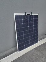 Panneau solaire flexible 50W 100W 150W, module solaire monocristallin, panneau solaire portable pour application hors réseau