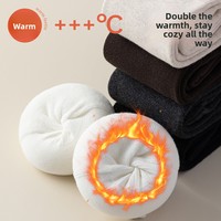 Chaussettes thermiques en molleton sans couture pour femme, 99 % coton, doublées polaire, épaisses, chaudes pour l'hiver, style JK, sans coutures, en tissu éponge