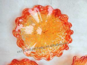 ファッショナブルな壁掛けガラスプレートモダンホテルムラーノガラス現代的なカスタムウォールアート - Product Image 5