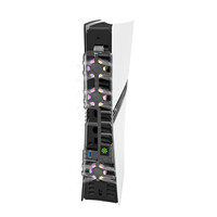 KJH 2025 Neuer RGB-Kühllüfter für PS5 Pro Konsole Kühler für PlayStation 5 Pro Konsole Lüfter Plug-and-Play Spielzubehör