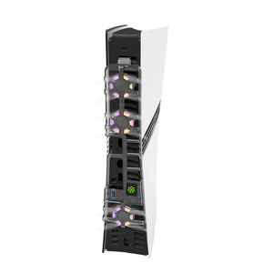 KJH 2025 Nuova Ventola di Raffreddamento RGB per Console PS5 <span class=keywords><strong>Pro</strong></span>, Ventola per <span class=keywords><strong>PlayStation</strong></span> 5 <span class=keywords><strong>Pro</strong></span>, Accessori di Gioco Plug and Play - Product Image 2