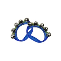 Manufacturer Direct Sales Percussion Instrument Performance Plastic Multi-color Hand Bell Tambourine