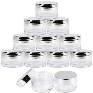 2oz 3oz 4oz 5oz 6oz 8oz 12 oz 50g Transparent PET Plastic Cosmetic Packaging Cream Jar Empty Cosmetic Plastic Jar
