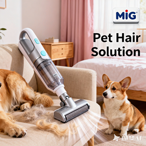 <span class=keywords><strong>Aspirateur</strong></span> sans fil à main Technologie cyclonique Filtre lavable 1700 AW Aspiration légère Moteur à brosse pour voiture Maison Animaux - Product Image 5