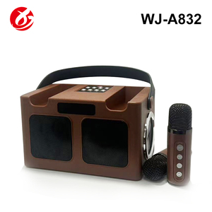 Mini Altavoz Karaoke Inalámbrico Bluetooth Portátil con 2 Micrófonos, Luces LED RGB, Cambiador de Voz, Bluetooth 5.3, Compatible con Tarjetas AUX y TF - Product Image 4