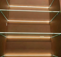 Profilé en aluminium encastré personnalisé YG-G003 18*18MM pour LED, avec diffuseur PC, pour profils linéaires LED