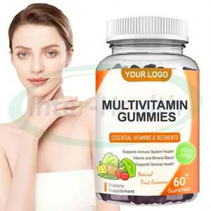 Gomitas Multivitamínicas Veganas Ausreson OEM para Mujeres, Multivitaminas y Suplementos <span class=keywords><strong>Halal</strong></span> Sin Azúcar para Adultos - Product Image 2