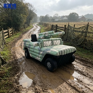 Réplique de pick-up tout-terrain gonflable commercial robuste avec garantie de 3 ans et précision de profil pour les sites de location REMEYA - Product Image 1