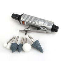 Kit d'outils de réparation de pneus de voiture pneumatiques 16 pièces meuleuse d'angle à matrice pneumatique pour le meulage et le ponçage d'outils de véhicule