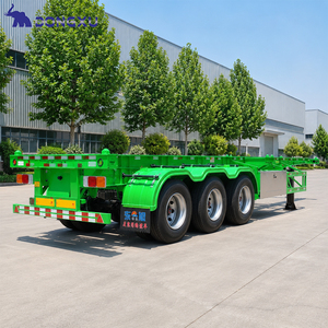 Chasis de Contenedor de Chapa Metálica Grande para Fabricación, Remolque Esquelético de 40 Pies, Estructura de Chasis para Transporte de Contenedores - Product Image 1
