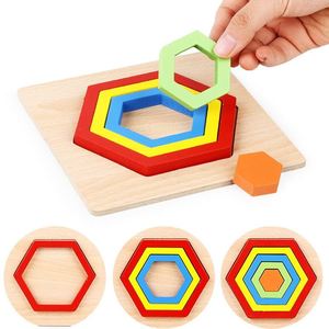 Juguete Educativo de Madera para Niños, Rompecabezas de Clasificación de Formas Montessori con Flores y Estrellas Coloridas, para Niños de 5 a 7 Años - Product Image 5