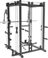 Ventes directes usine OEM : Station multifonction Smith en acier de haute qualité pour usage commercial et domestique, équipement de musculation avec banc