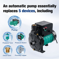 Pompa Booster Tekanan Tinggi Soyue PMZD-158 dengan Kontrol Otomatis Penuh Self Priming 220V untuk Penggunaan Rumah & Kantor