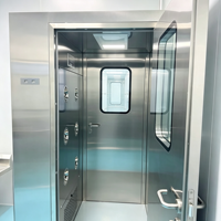 Douche d'air à faible bruit, prix usine norme GMP, personnalisation pour projets de salles blanches, douche d'air classe ISO, système modulaire sans poussière
