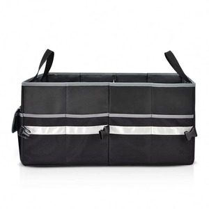 Organiseur de coffre de voiture pliable grande capacité, multi-poches, extensible, robuste, certifié BSCI - Product Image 4