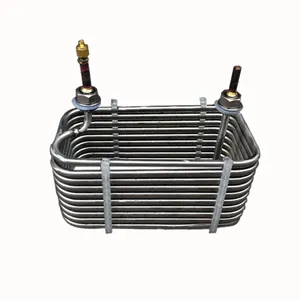 High Quality Pure Titanium Evaporator Spiral Coil Heat Exchanger For Water Chiller Unit