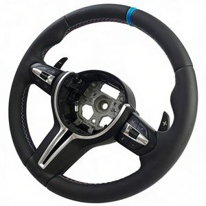 Volante Deportivo Personalizado de Cuero Azul con Marca M para <span class=keywords><strong>BMW</strong></span> F10 F20 F30 F34 E60 E90 E92 F15 F32 E82 340i - Product Image 6