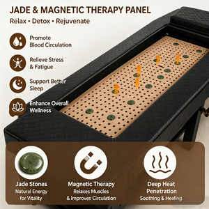Cama de Masaje Facial Multifuncional para Salón de Belleza, Moxibustión, Tatuaje de Pestañas, Fisioterapia, Tuina, Spa, con Altura Ajustable - Product Image 2